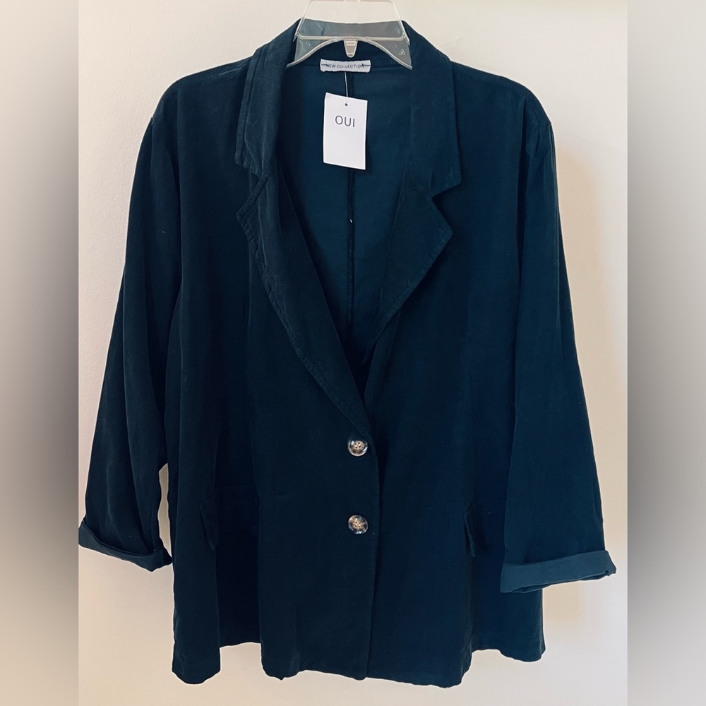 NWT Relaxed Cord Blazer